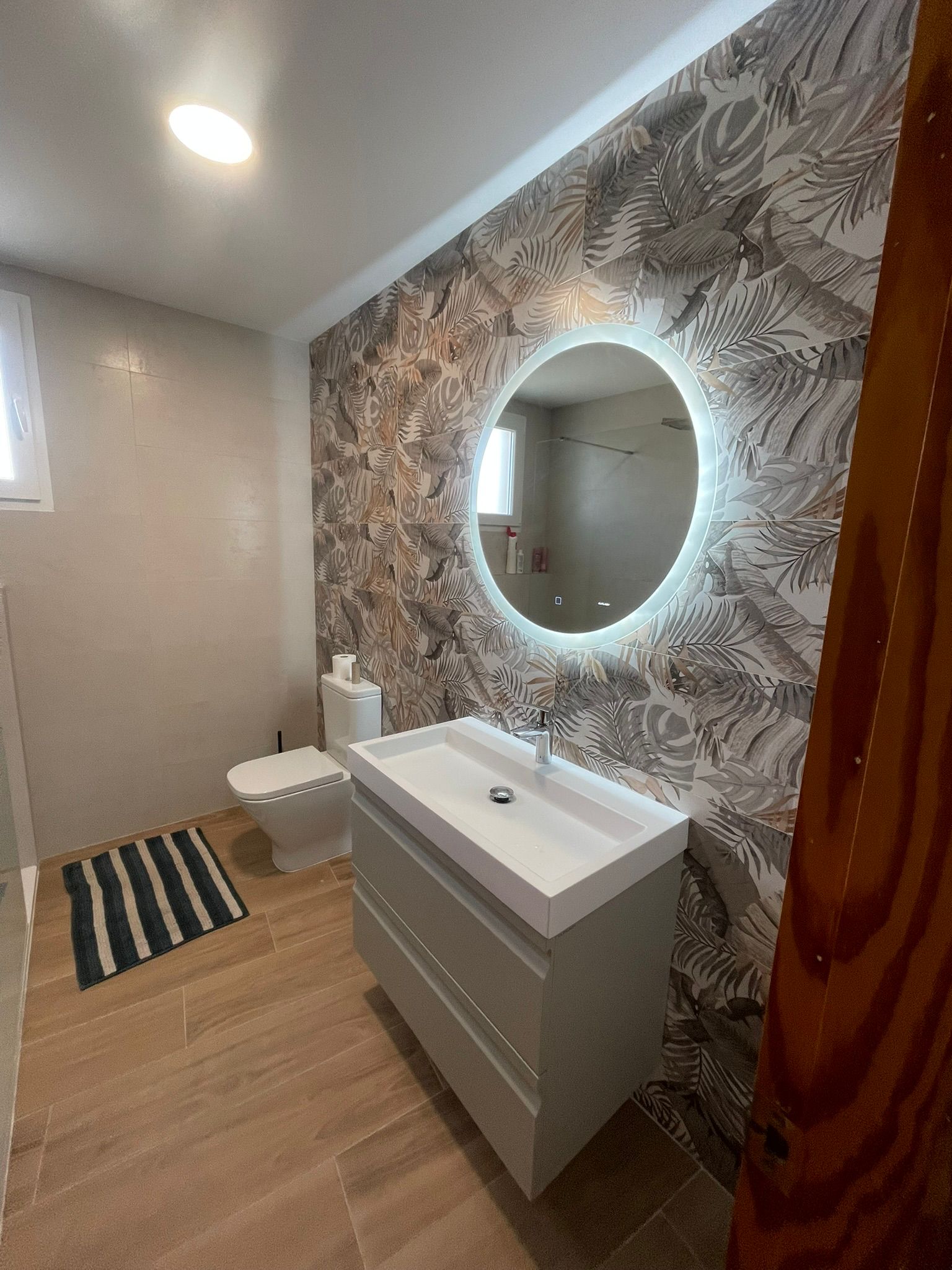 Detalle de instalación en baño